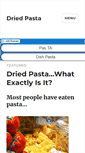 Mobile Screenshot of driedpasta.com
